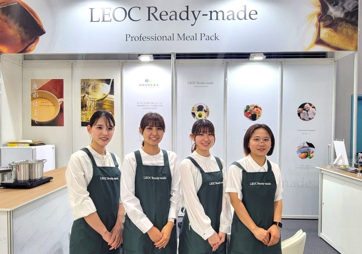 【事後レポート】第5回CareTEX仙台’24内「ケアフード展」にLEOCが出展中 「LEOC Ready-made」を活用、直営給食の省力化対策を紐解くカギに